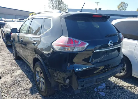 2015 Nissan Rogue Sl из США, поврежденный, VIN 5N1AT2MV5FC840890